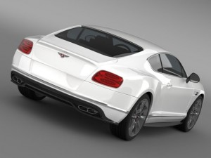 bentley continental gt v8 s 2015 3D-Modell