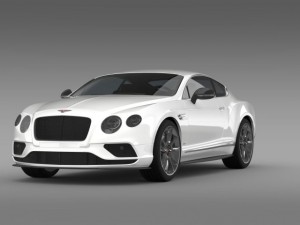 bentley continental gt v8 s 2015 3D-Modell