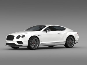 bentley continental gt v8 s 2015 3D-Modell
