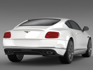 bentley continental gt v8 s 2015 3D-Modell