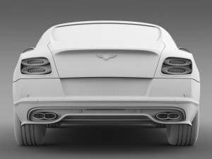 bentley continental gt v8 s 2015 3D-Modell