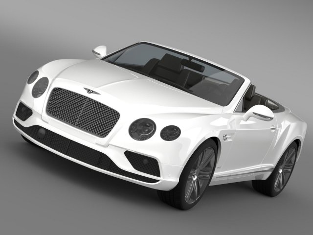 bentley continental gtc 2015 Modelo 3D .c4d .max .obj .3ds .fbx .stl .blend 