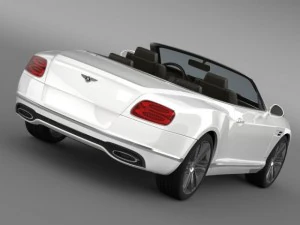 Bentley Continental GTC 2015 Modello 3D