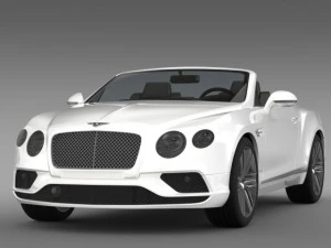 Bentley Continental GTC 2015 Modello 3D
