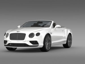 bentley continental gtc 2015 Modelo 3D