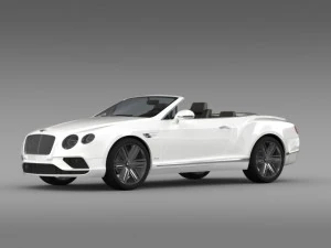 Bentley Continental GTC 2015 Modello 3D