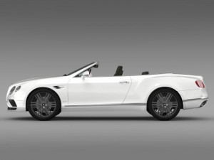 bentley continental gtc 2015 Modelo 3D