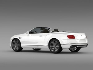 bentley continental gtc 2015 Modelo 3D