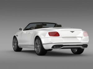 bentley continental gtc 2015 Modelo 3D