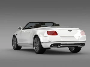 Bentley Continental GTC 2015 Modello 3D