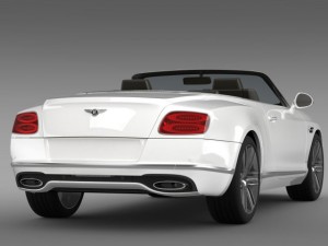 bentley continental gtc 2015 Modelo 3D