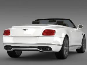 Bentley Continental GTC 2015 Modello 3D