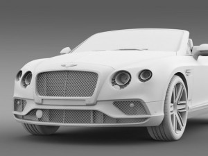 bentley continental gtc 2015 Modelo 3D