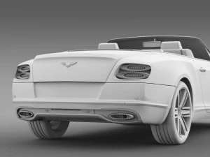 Bentley Continental GTC 2015 Modello 3D