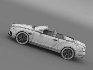 Bentley Continental GTC 2015 Modello 3D