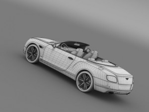 bentley continental gtc 2015 Modelo 3D