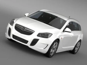 opel insignia opc sports tourer 2013 Model 3D