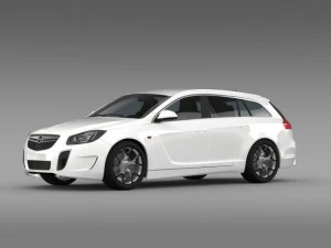 opel insignia opc sports tourer 2013 3D Model