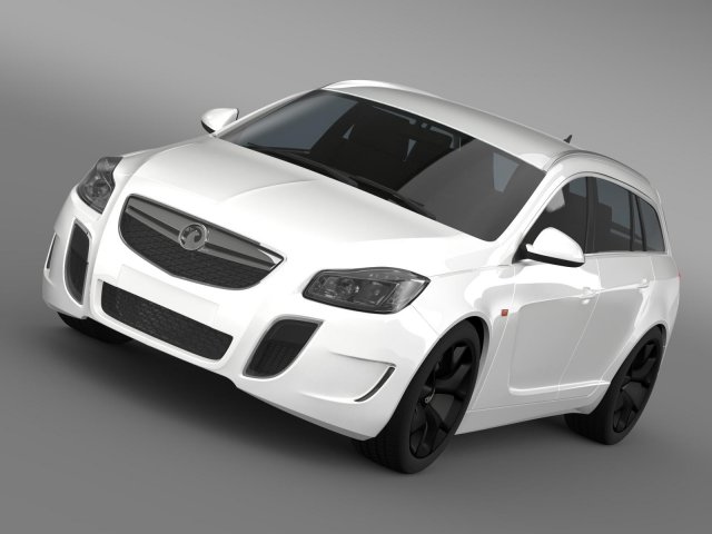 vauxhall insignia vrx sports tourer 2013 Modelo 3D .c4d .max .obj .3ds .fbx .stl .blend 