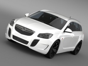 vauxhall insignia vrx sports tourer 2013 Modelo 3D