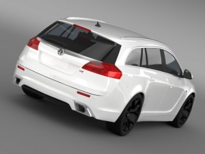 vauxhall insignia vrx sports tourer 2013 Modelo 3D