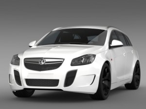 vauxhall insignia vrx sports tourer 2013 Modelo 3D