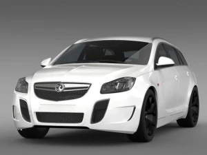 vauxhall insignia vrx sports tourer 2013 3D Model