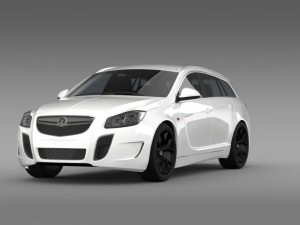 vauxhall insignia vrx sports tourer 2013 Modelo 3D