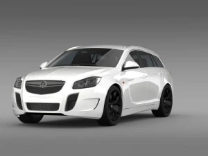vauxhall insignia vrx sports tourer 2013 3D Model