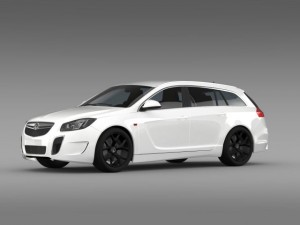 vauxhall insignia vrx sports tourer 2013 Modelo 3D