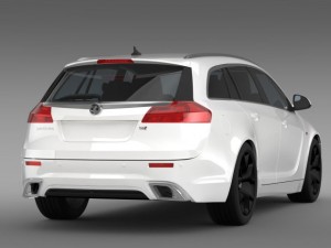 vauxhall insignia vrx sports tourer 2013 Modelo 3D