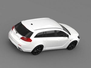 vauxhall insignia vrx sports tourer 2013 Modelo 3D