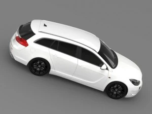 vauxhall insignia vrx sports tourer 2013 3D Model