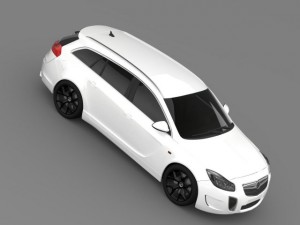 vauxhall insignia vrx sports tourer 2013 Modelo 3D