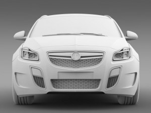 vauxhall insignia vrx sports tourer 2013 Modelo 3D