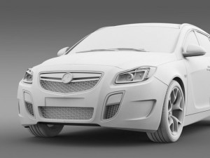 vauxhall insignia vrx sports tourer 2013 Modelo 3D