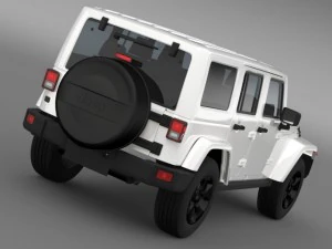 jeep wrangler edi&ccedil;&atilde;o preta 2 2015 Modelo 3D