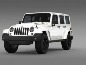 jeep wrangler black edition 2 2015 3D 모델