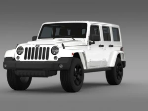 jeep wrangler edi&ccedil;&atilde;o preta 2 2015 Modelo 3D