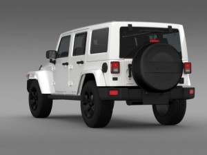 jeep wrangler black edition 2 2015 3D 모델