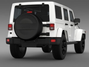 jeep wrangler black edition 2 2015 3D 모델