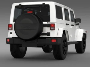 jeep wrangler edi&ccedil;&atilde;o preta 2 2015 Modelo 3D