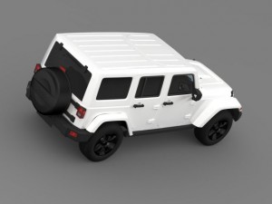 jeep wrangler black edition 2 2015 3D 모델
