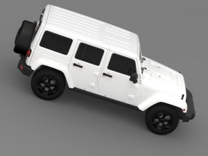 jeep wrangler black edition 2 2015 3D 모델