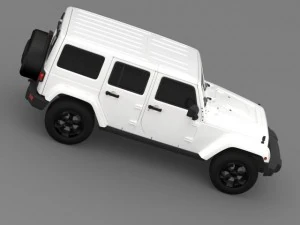 jeep wrangler edi&ccedil;&atilde;o preta 2 2015 Modelo 3D