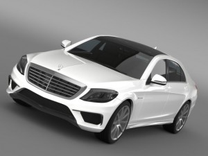 mercedes benz s 63 amg w222 2013 Modelo 3D
