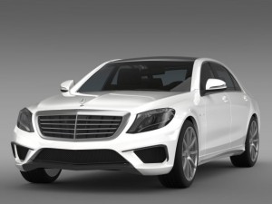 mercedes benz s 63 amg w222 2013 3D 模型