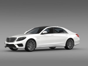 mercedes benz s 63 amg w222 2013 3D 模型