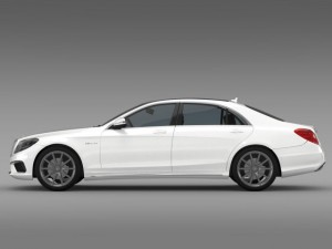 mercedes benz s 63 amg w222 2013 3D 模型