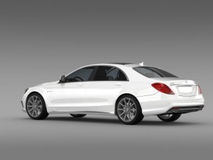 mercedes benz s 63 amg w222 2013 3D 模型